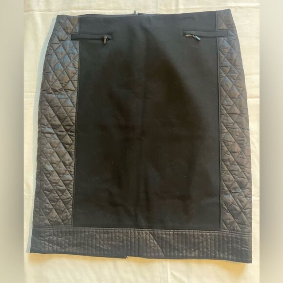 Worth Dresses & Skirts - Worth New York Women's Black Padded Quilt Pencil Skirt Size 12